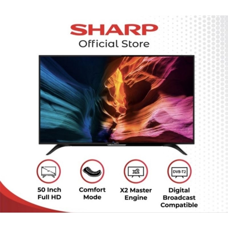 TV LED SHARP 50INCH SMART TV 2T-C50DFI