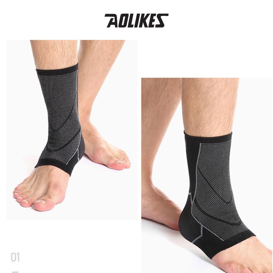 AOLIKES 7137 Pelindung Ankle Engkel Tumit Kaki Guard Ankle Pad Support