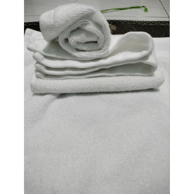 face towel, handuk muka, sapu tangan ex hotel bintang5 daya serap tinggi 30cm×30cm
