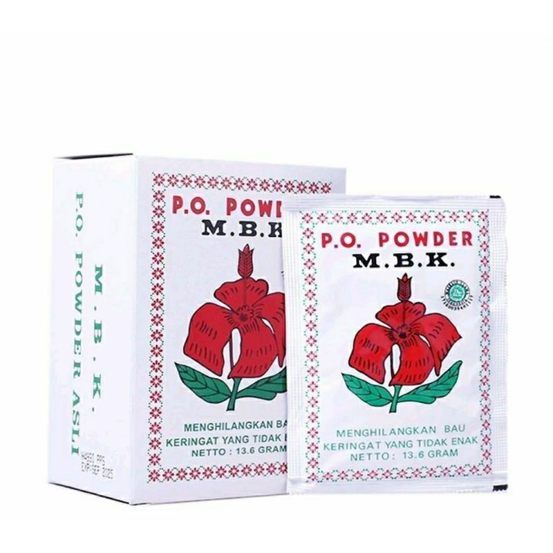 Bedak Deodoran MBK Anti Bau Ketiak (Sachet)