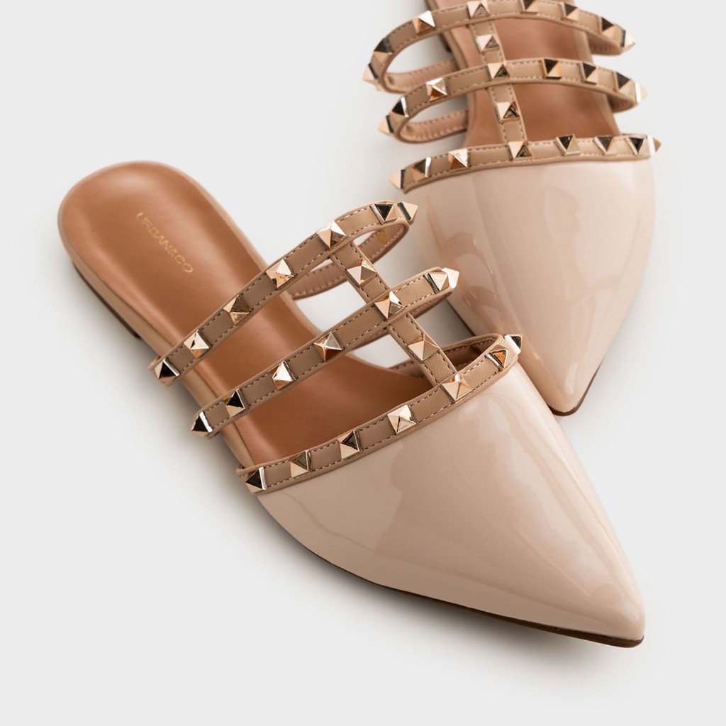 URBAN&amp;CO Woman Mules Delmora Beige