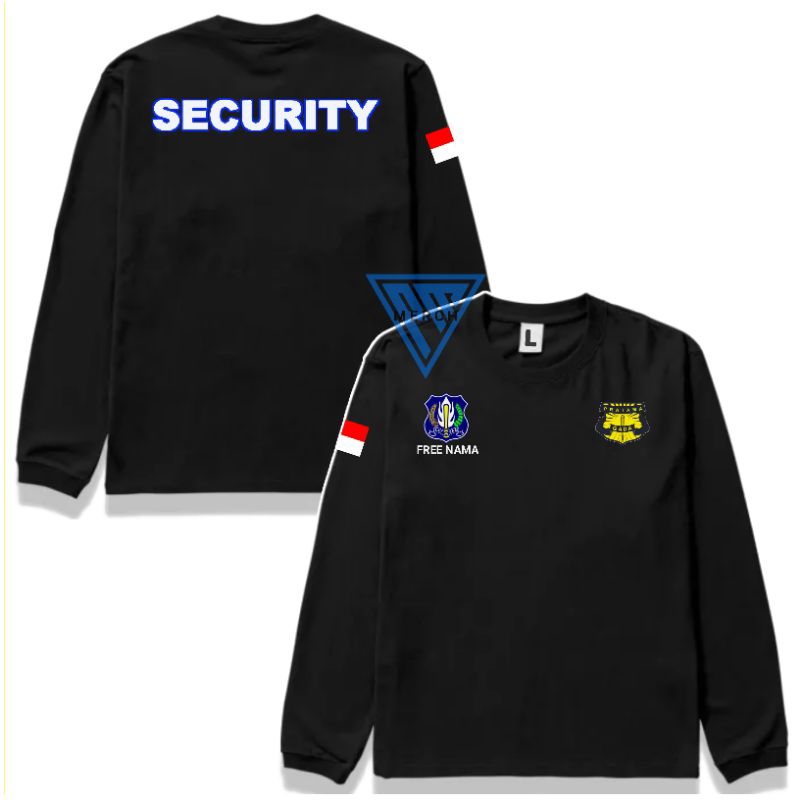 Kaos Security Gada Pratama Kaos Tangan Panjang Security