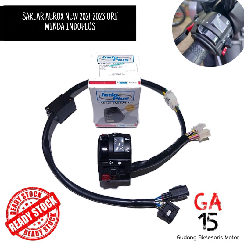 SAKLAR AEROX NEW CONNECTED • SAKLAR KIRI VIXION MINDA PNP AEROX CONNECTED 2021-2022