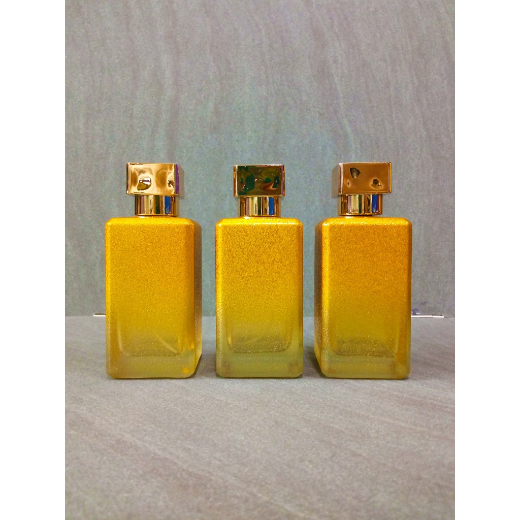 Botol Parfum Gold Glitter Screw 100 ml