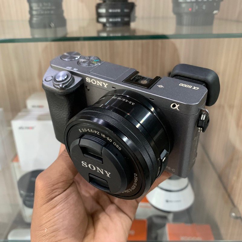 KAMERA MIRROLESS SONY A6000 GREY SECOND MULUS BEST SELLER
