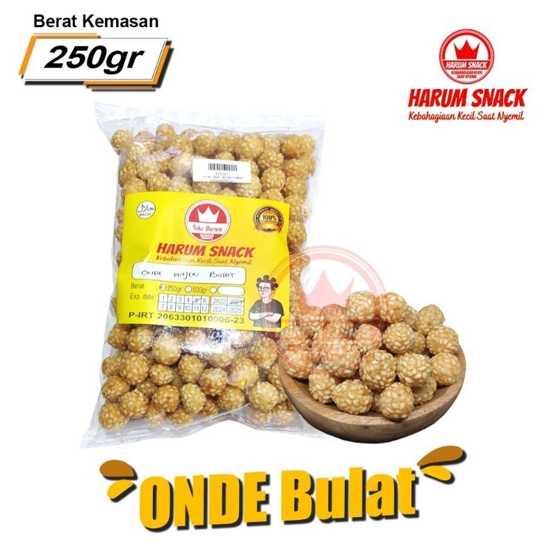 

ONDE WIJEN BULAT 250 gram [Harum Snack Official]