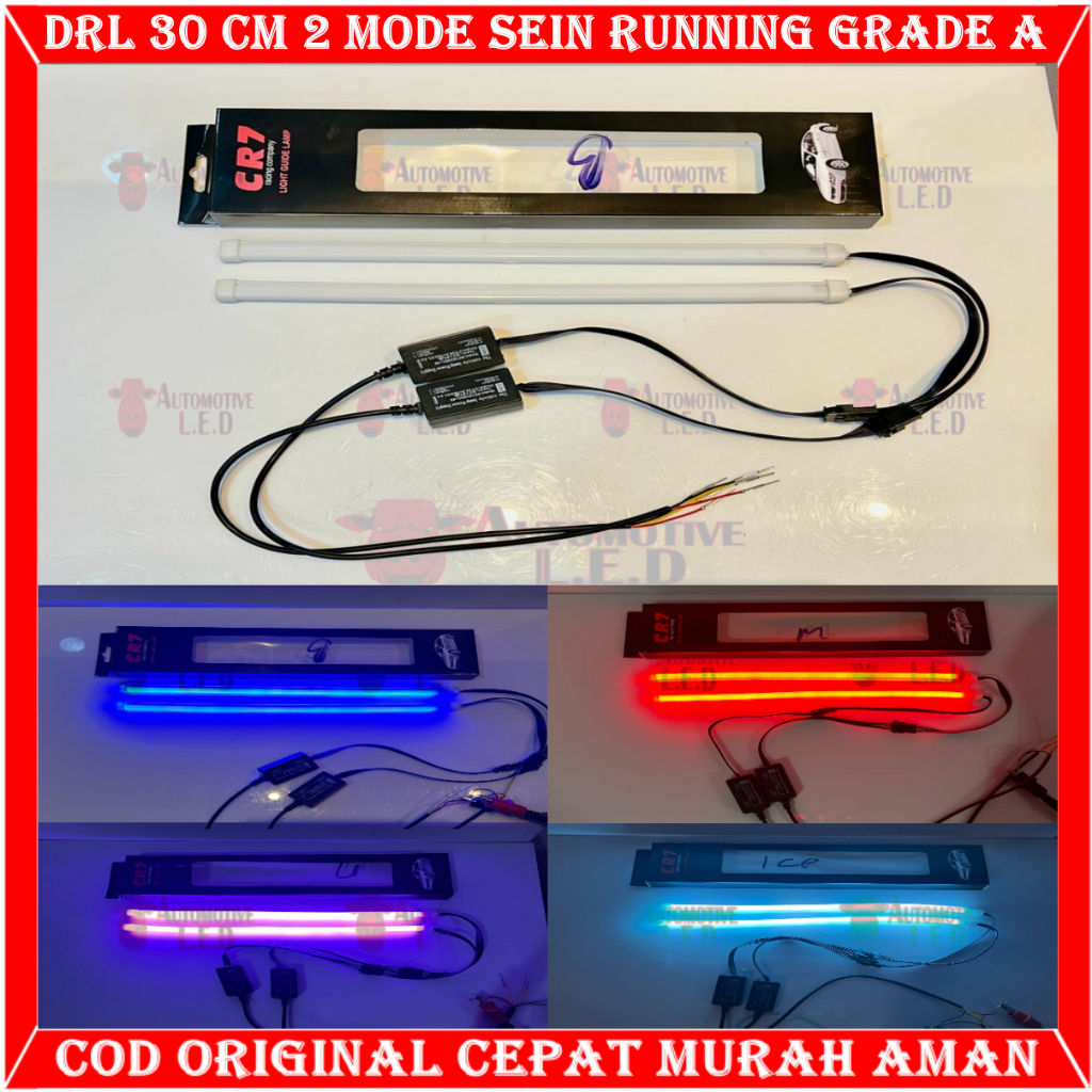 ORIGINAL ALIS SEIN RUNNING DRL FLEKSBIEL RUNNING 30 CM 2 MODE RUNNING SEN | DRL GRADE A SEN RUNNING CR7