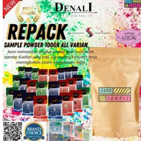 

denali powder sample kemasan 100gram