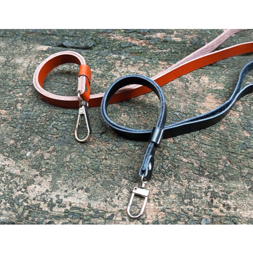

TIPE PWJ321 Tali Name Tag Id/ Lanyard Kulit Asli Sapi - Tali Id Card