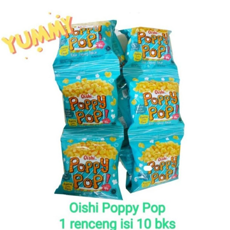 

KODE UOQ511 oishi poppy pop | chiki ciki renceng isi 10 bks