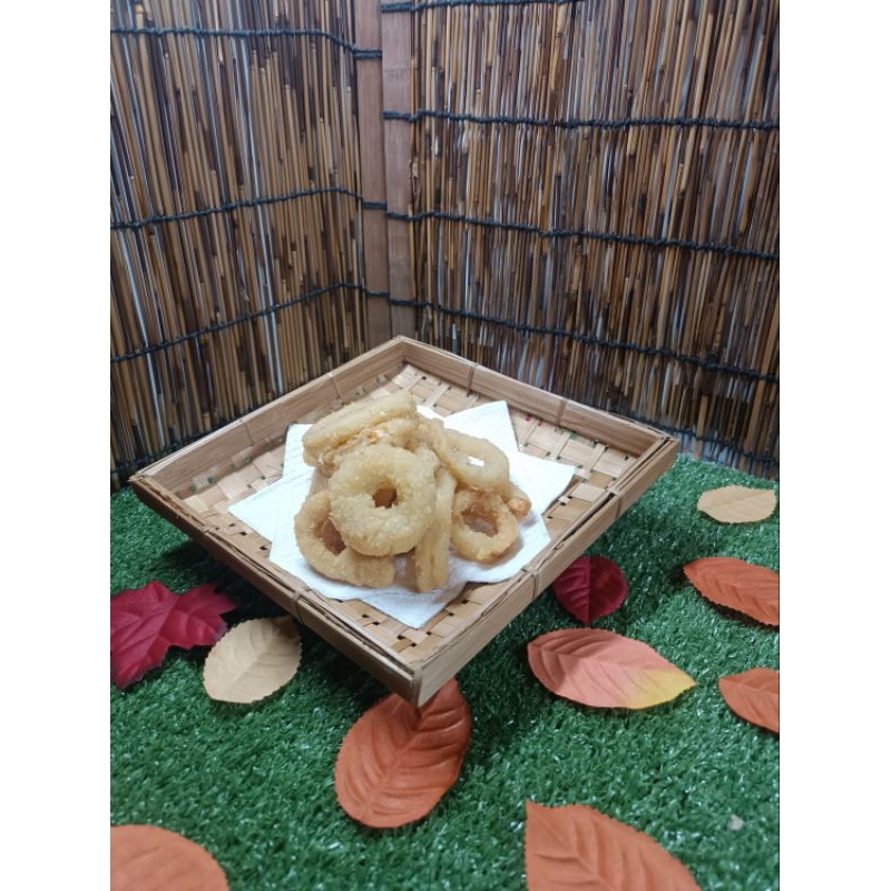 

Onion Ring Fried / Bawang Bombay Tepung / Union Ring Fried Frozen 1/2kg / Cincin Bawang Beku / Cincin Bawang Bombai 500gr