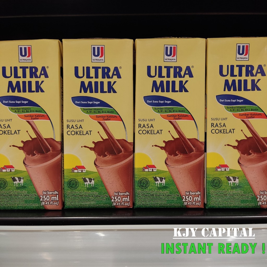 

SUSU CAIR ULTRA MILK COKLAT UHT 250ML / SUSU UHT / ULTRAMILK COKLAT