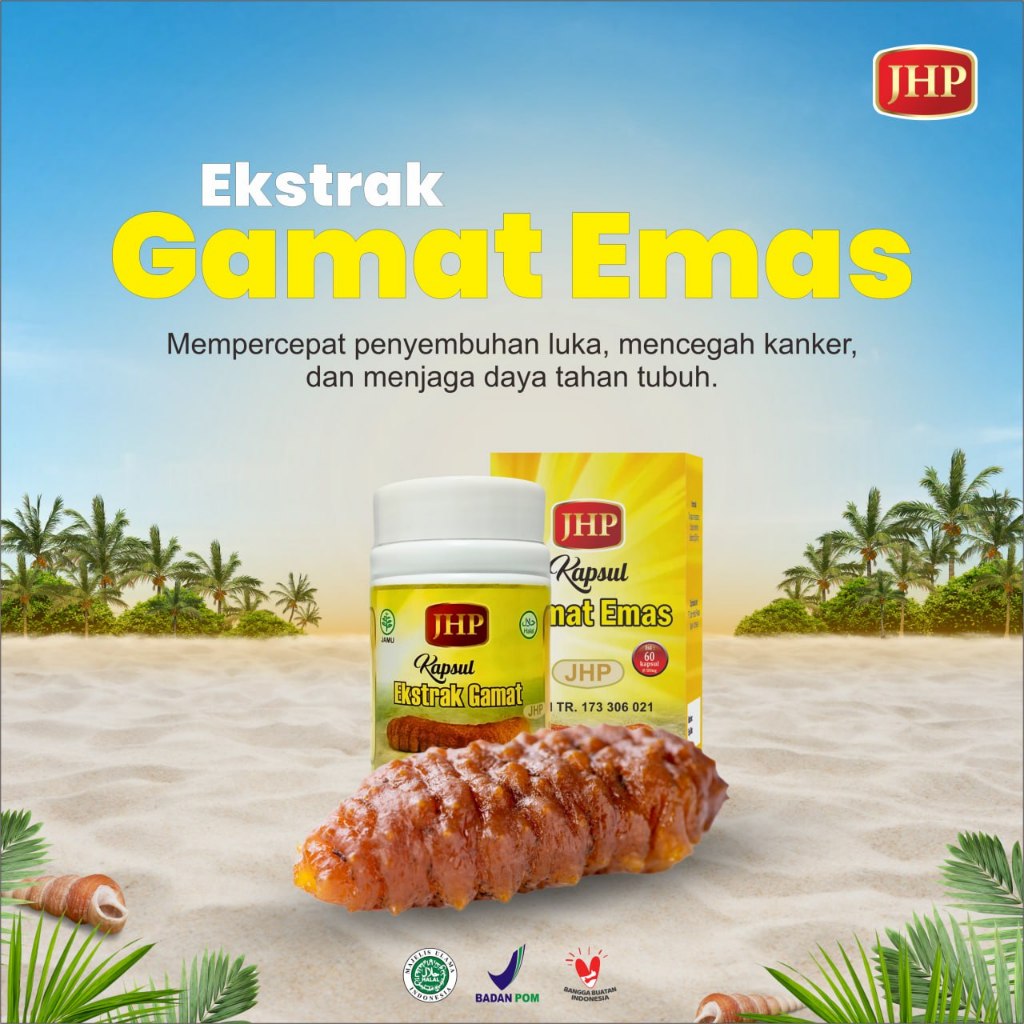 Ekstrak Gamat Emas JHP 100% ORIGINAL Mempercepat Pengeringan Luka