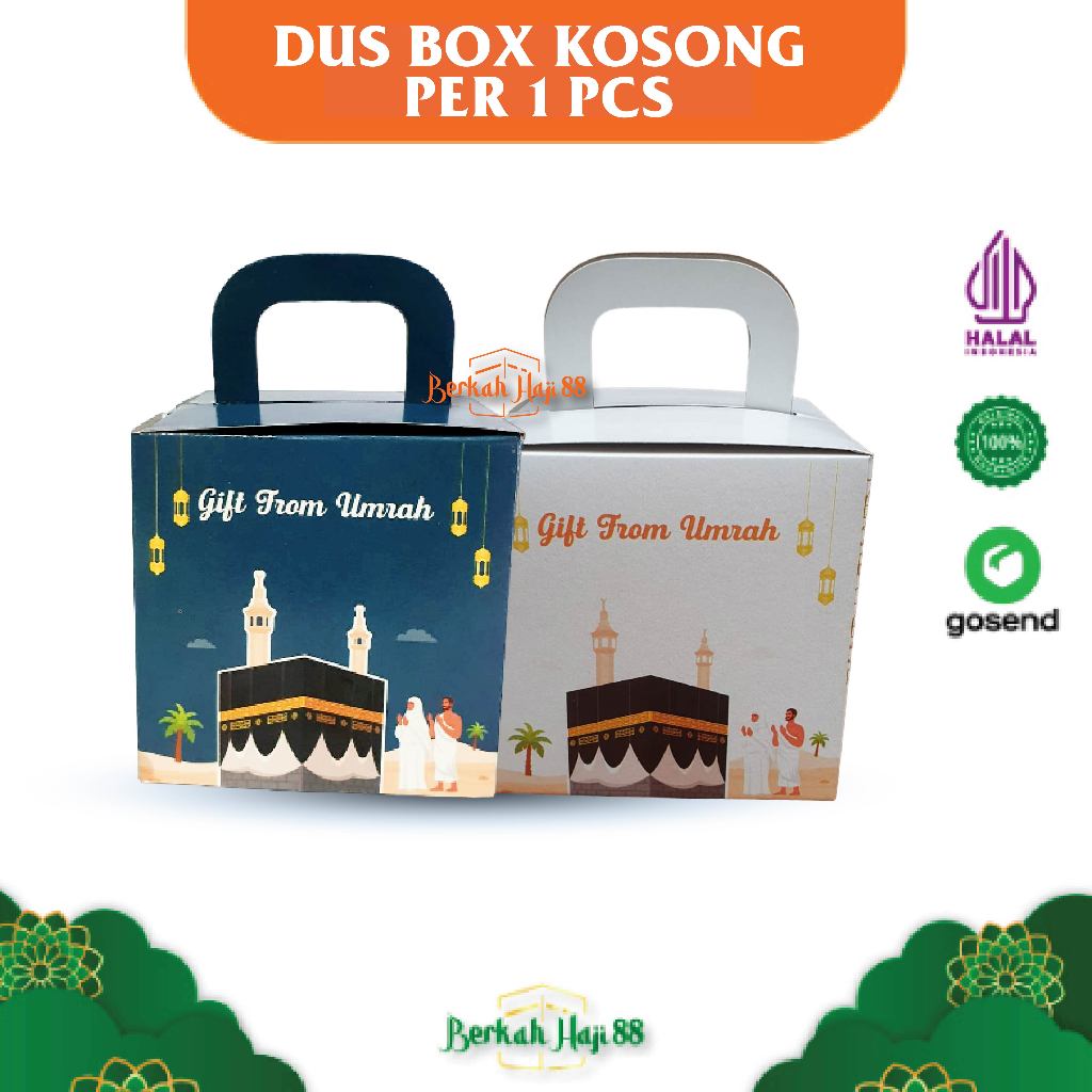 

Dus Box Kosong Unik Oleh Oleh Haji dan Umroh bisa Beli Satuan