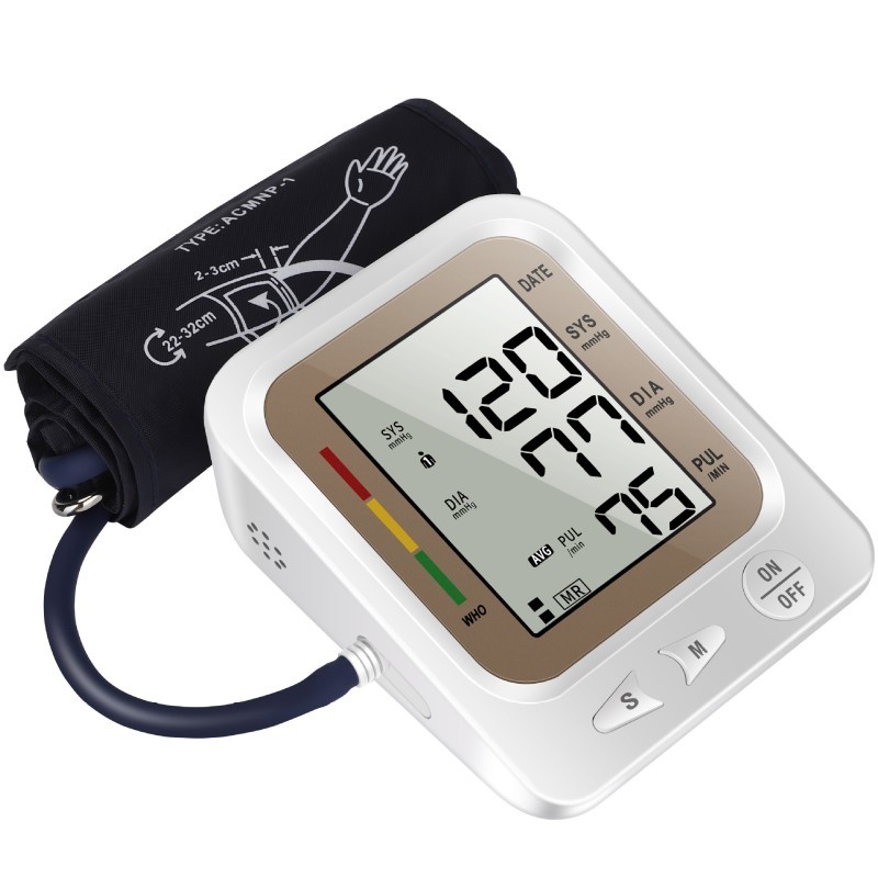 ⚡100% Garansi&amp;Original⚡Tensimeter Tensi Meter Pengukur Tekanan Blood Pressure Monitor Portable Digital Darah Alat LCD Besar