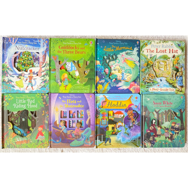 [SEGEL] Usborne Peep Inside A Fairy Tale - Buku Boardbook Anak Import Murah Berkualitas - Aladdin - 