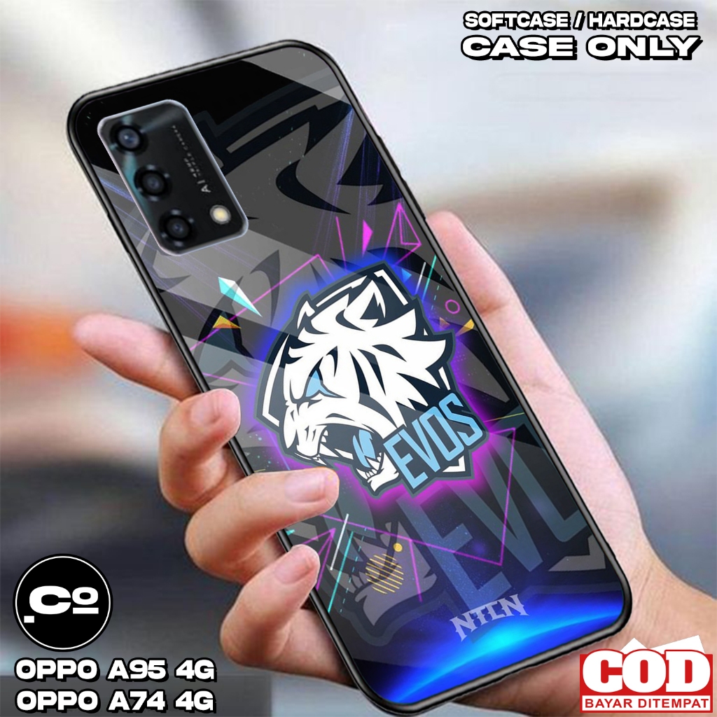 Case OPPO A95 4G / OPPO A74 4G - Casing OPPO A95 4G / OPPO A74 4G  [ EVOS ] Silikon OPPO A95 4G / OP