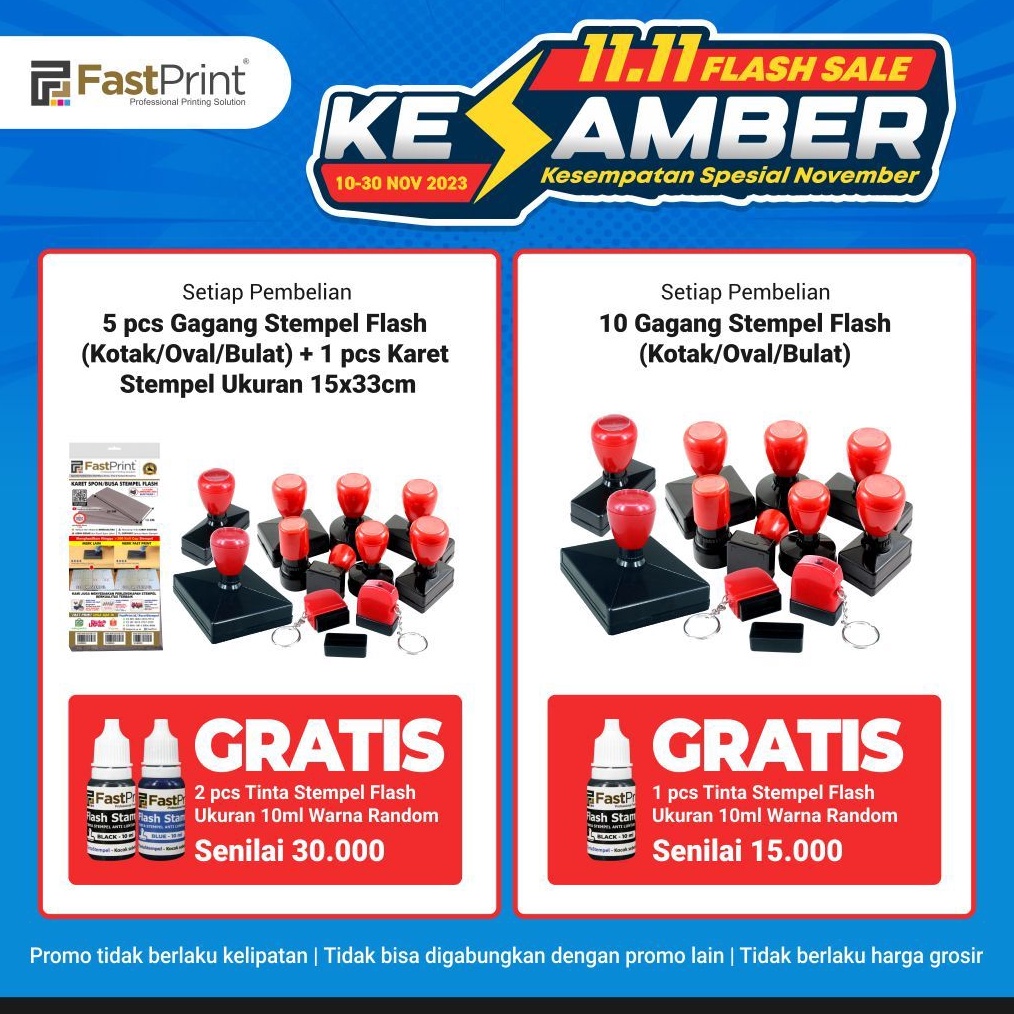 

12.12 FLASH SALE Karet Spon/Busa Stempel Flash Warna 15 x 33 CM !!!