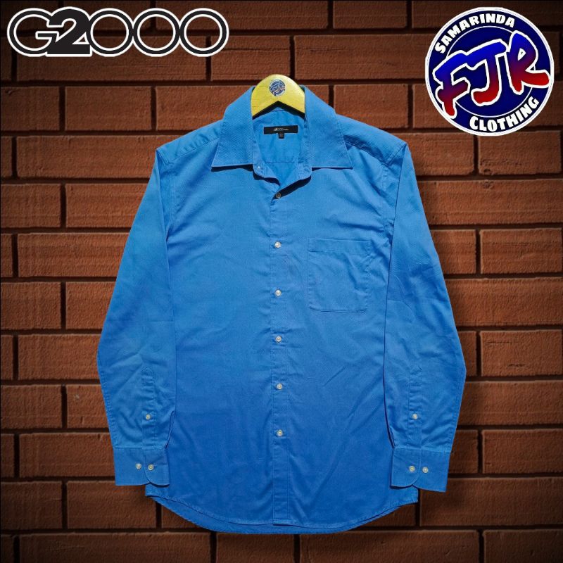 G2000 Kemeja Formal Blue Slim Fit