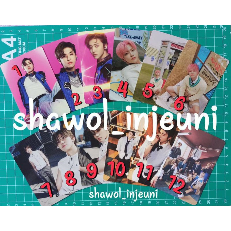 Photocard NCT Dream ISTJ konsep QR ver.jaemin