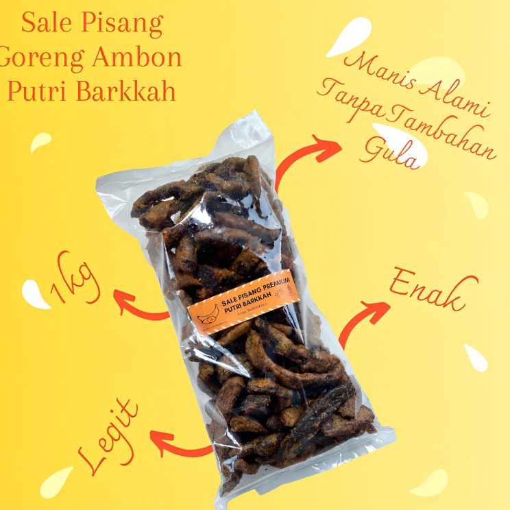 

[KODE 0PVFI] 1 KG - SALE PISANG PUTRI BARKKAH