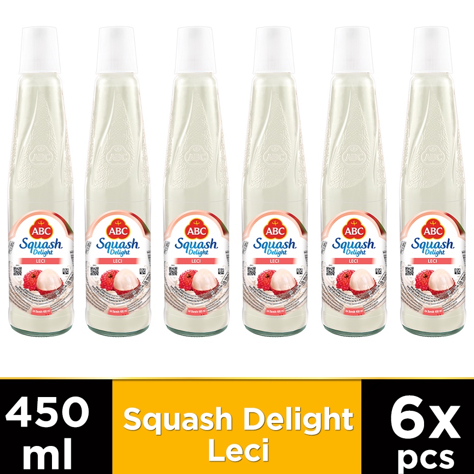 

[KODE PRODUK CALQT4595] ABC Sirup Squash Delight Leci 450 ml - Multi Pack 6 pcs