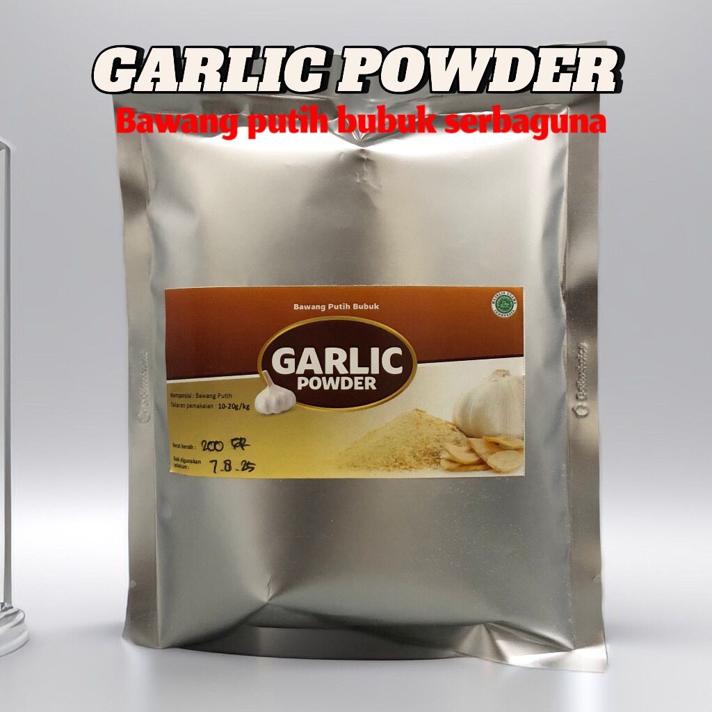 

(200 gr)Garlic Powder / Ekstrak Bawang Putih / Bawang Putih Bubuk - Rempah Bawang / Bubuk bawang Grade A