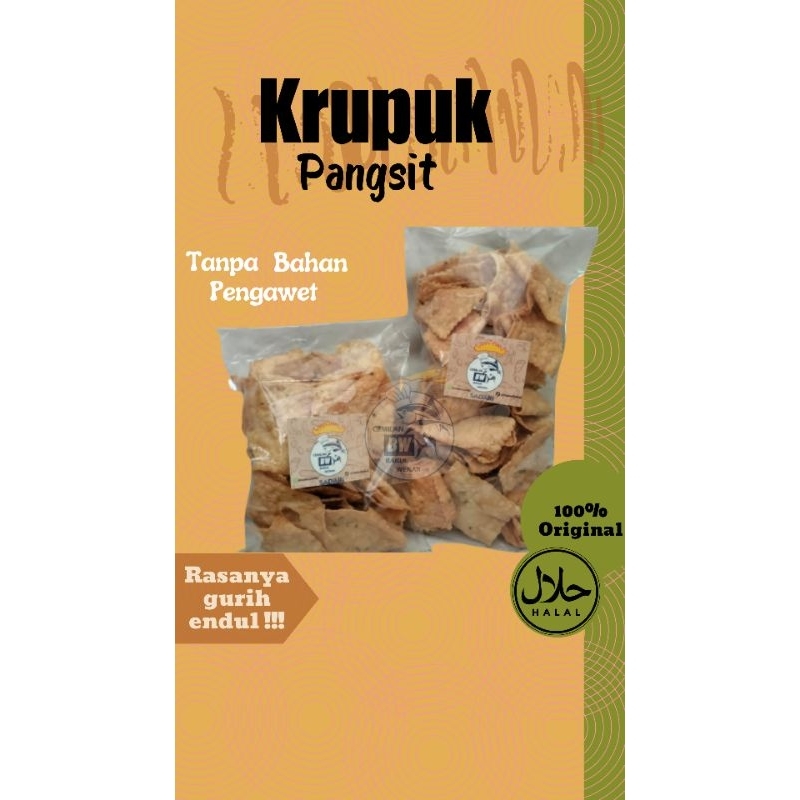 

Keripik Bawang | Kripik Pangsit | Kerupuk Bawang Gurih Renyah|500GR|1KG