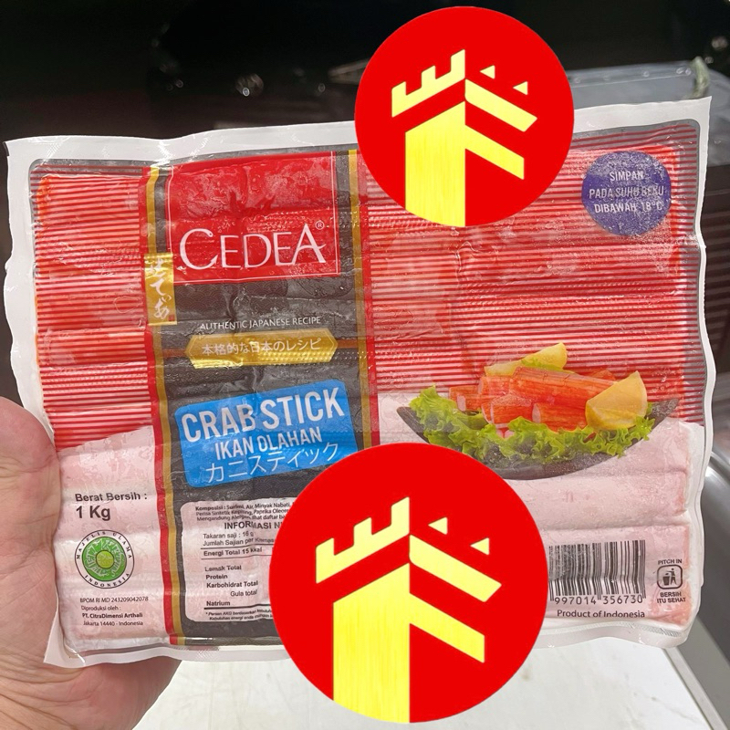 

CEDEA CRAB STICK 1 KG KANI ROLL 1 KG