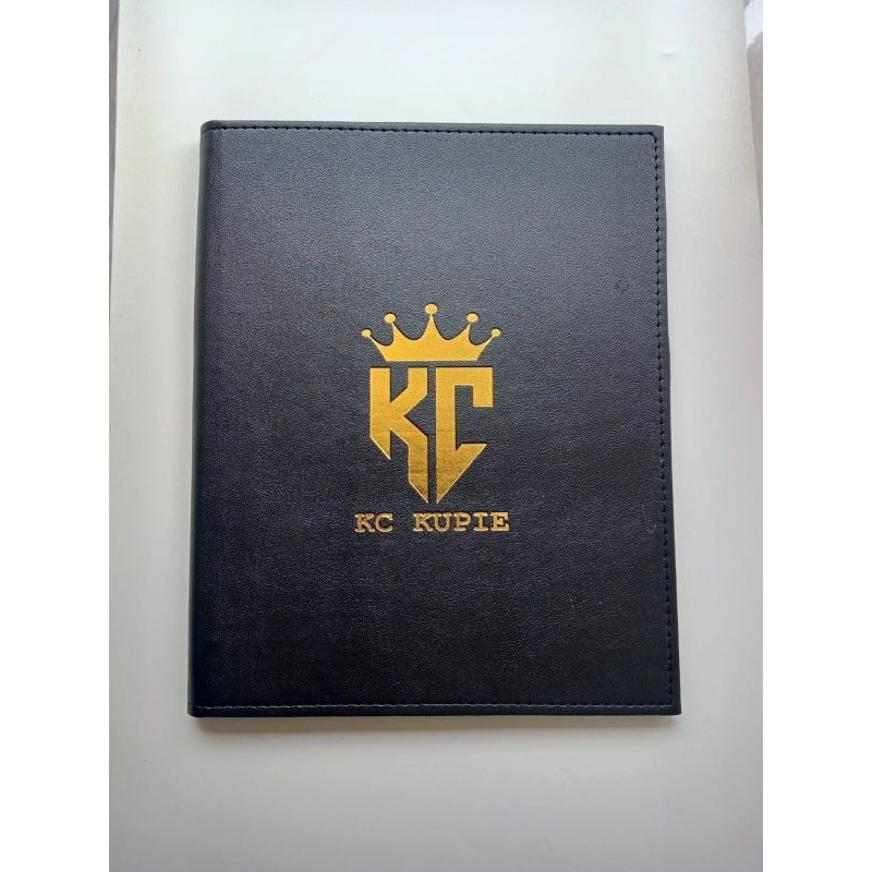 

buku menu custom logo isi plastik 10 lembar