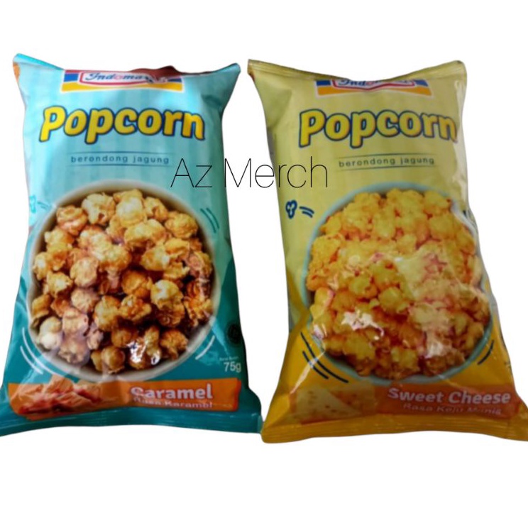 [KODE QPFZL] Popcorn Indomaret Caramel 75gr Keju 65gr