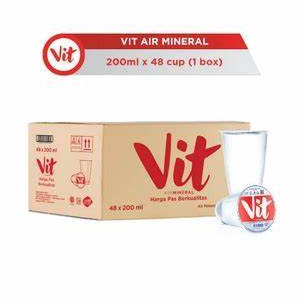 

[GMB] VIT GELAS 200 ML ISI 48 PCS 9839