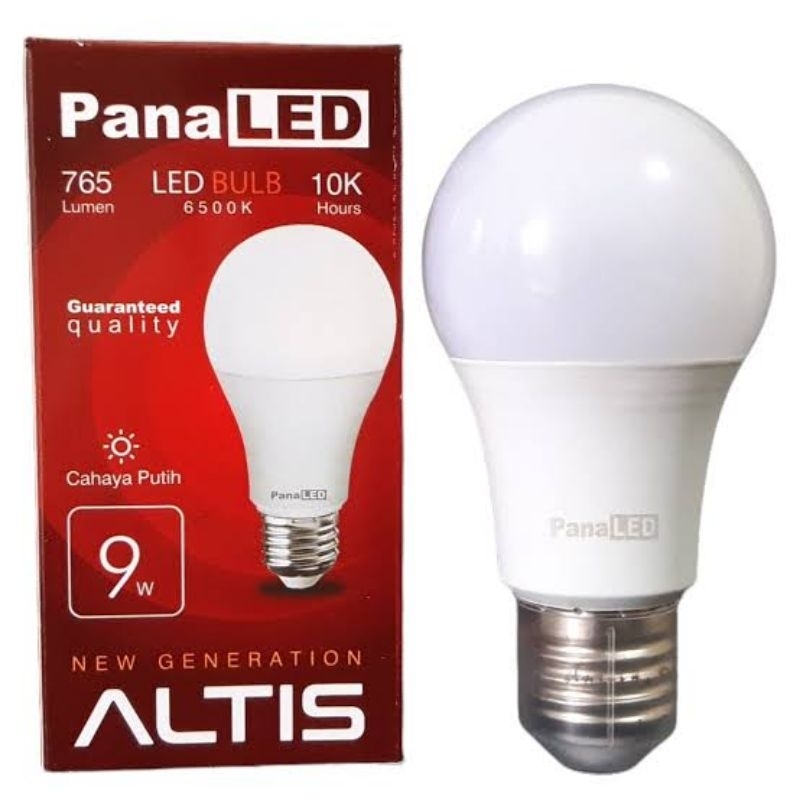Lampu PanaLED Altis 9 Watt SNI / Lampu Bulb / Lampu LED / SNI