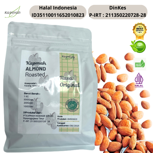 

Almond - Kapmah almond roasted 500Gram