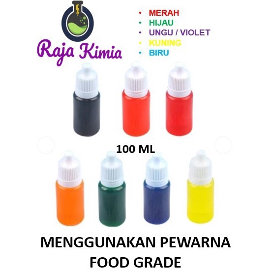 

Terbaru 12.12 PIGMENT LIQUID WATER BASE/ PEWARNA SABUN /KOSMETIK / PEWARNA SLIME / KERAJINAN - 100 ML