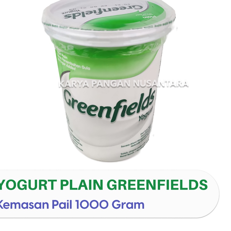 

✧Diskon Promo✰➨ GREENFIELDS YOGURT PLAIN GREENFIELDS YOGHURT PLAIN NO SUGAR CUP 1KG 064 ✻