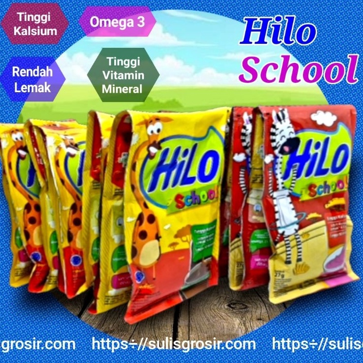 

✼Bestseller Hilo School 1 Renceng Isi 10 Sachet K60