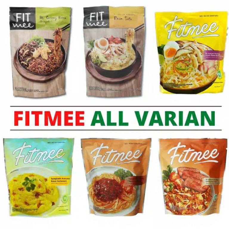 

97 Mie Shirataki Noodle Fitmee Soto Bolognese Goreng Carbonara d97zg