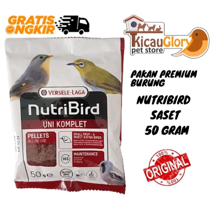 [GARTIS ONGKIR] Nutri Brid uni Komplet 50 gram UNI KOMPLET Sachet pouch pakan pleci uni komplet sach