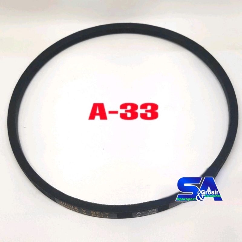 Vbelt A33 Mesin Cuci Multi Model Sanyo/Fanbel-Vbelt/Panbel Karet. A-33