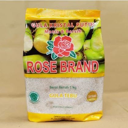 

Gula Rose brand 1kg Kuning Putih - Gula Pasir Rosebrand Termurah