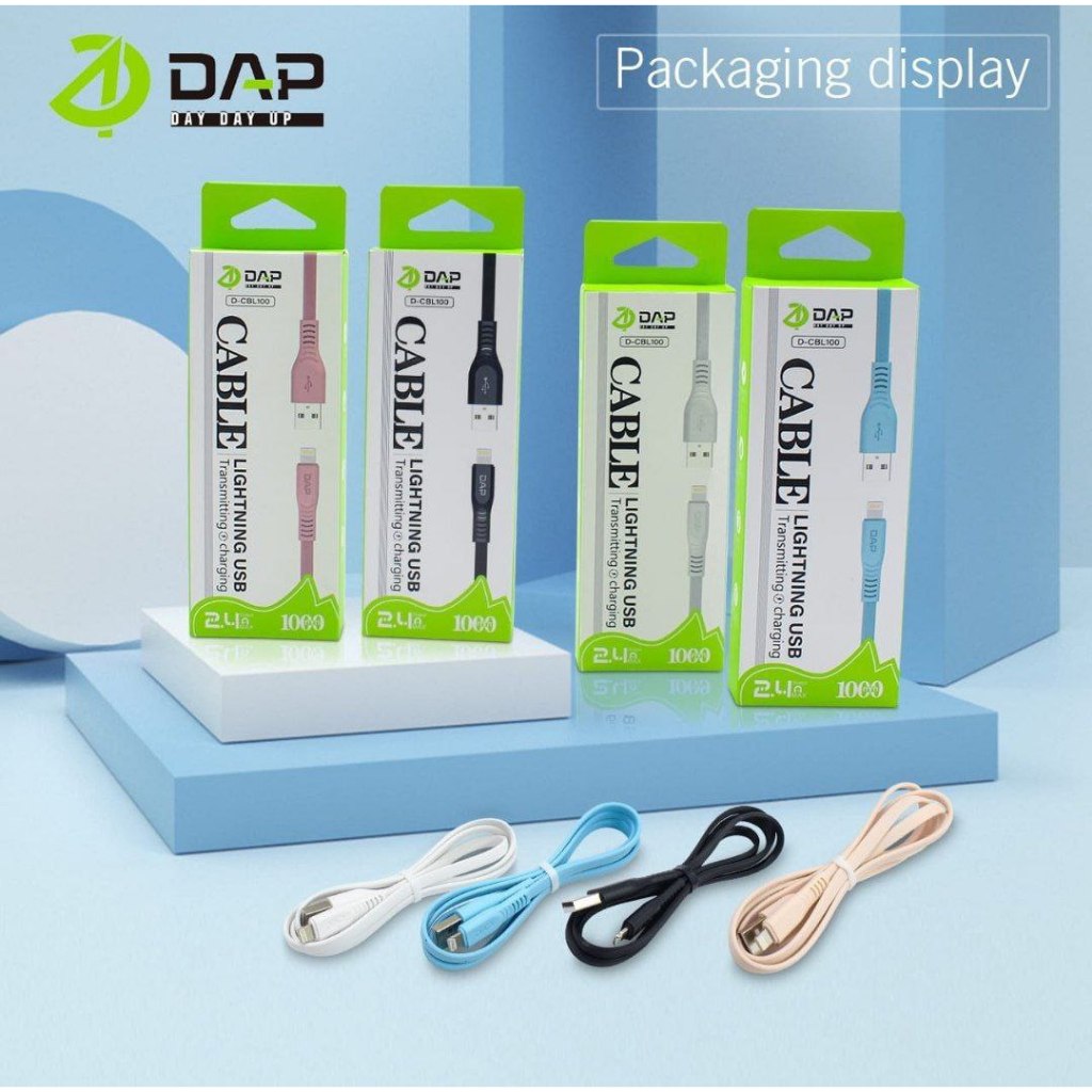 KABEL DATA DAP D-CBM100 (MICRO) | KABEL DATA DAP D-CT100 (TYPE-C) | KABEL DATA DAP D-CBL100 (LIGHTNI