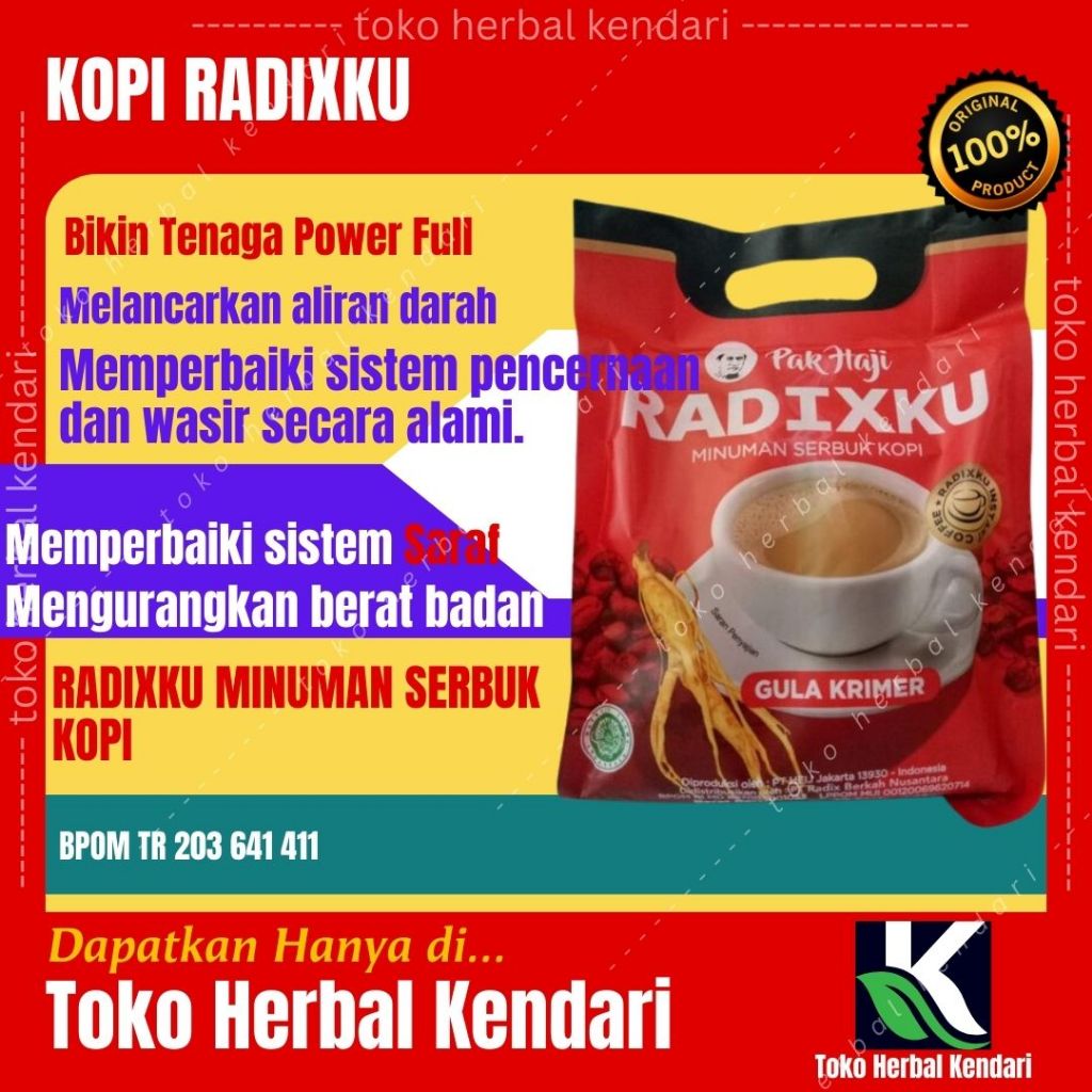 kopi radixku tahan lama obat kuat