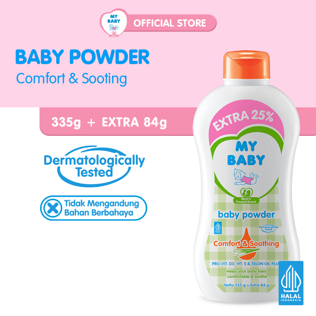 My Baby Powder Extra Fill Bedak Bayi  [325 gr]