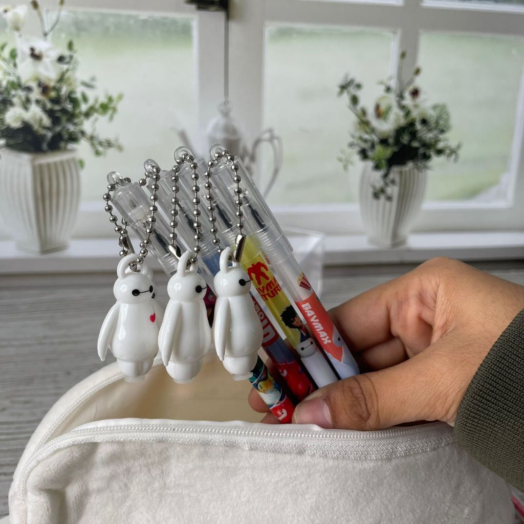 

PULPEN GANTUNGAN MINIATUR BAYMAX PG-1058 pen gel big hero 6 pena baymax bolpen tinta cair big hero perlengkapan atk sekolah COD