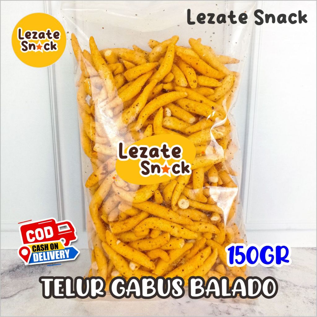 

Telur Gabus Balado 150GR Kiloan Murah Enak Spesial / Kue Telur Bidaran Widaran Pedas Daun Jeruk Gabus Khas Pontianak / Cendol Keju Mustofa DD Kata Oma Pedas Lezate Snack