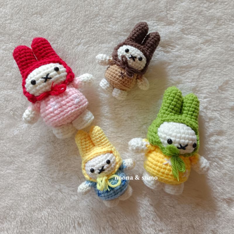 (Amigurumi) Boneka Miffy | Boneka Rajut | Boneka Rajut Lucu
