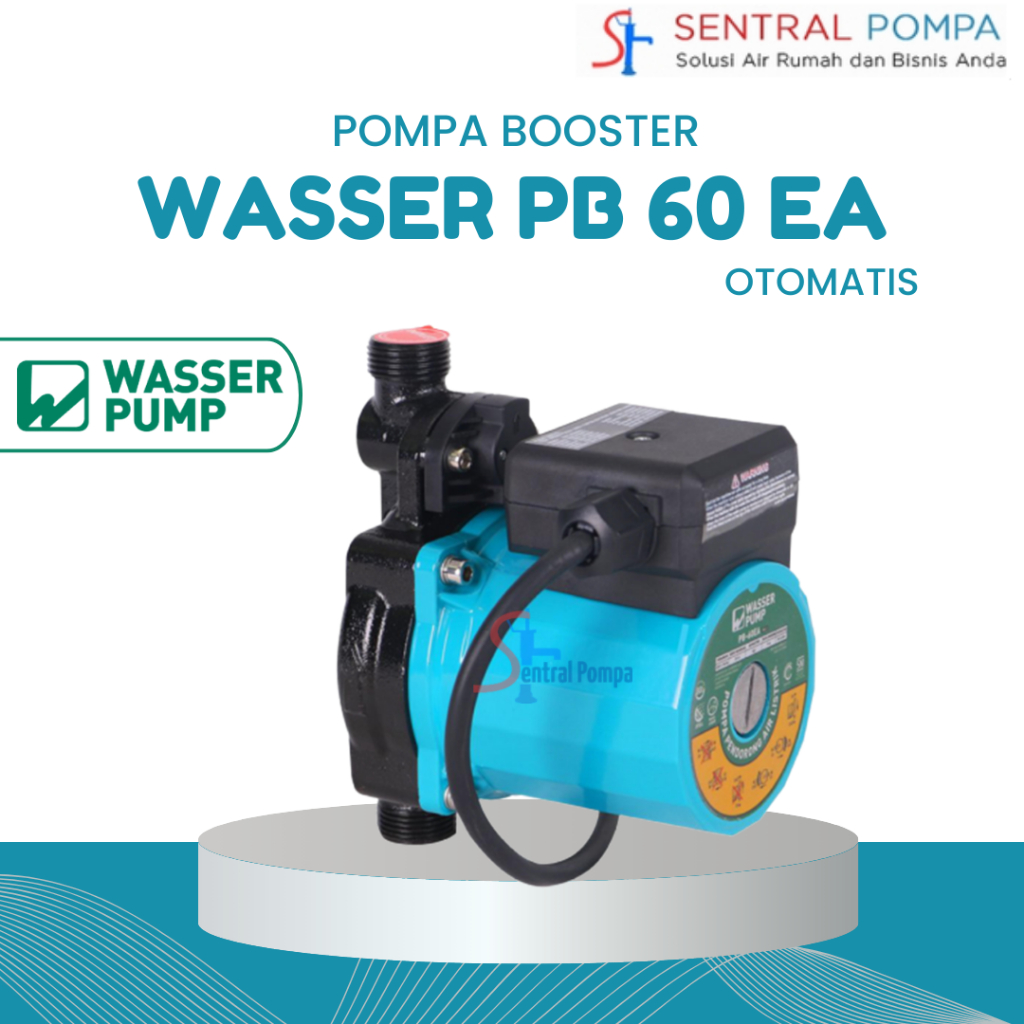 Pompa Booster Wasser PB 60 EA Pompa Air Dorong Watt Kecil Paling Murah 60 watt merk | Sentral Pompa