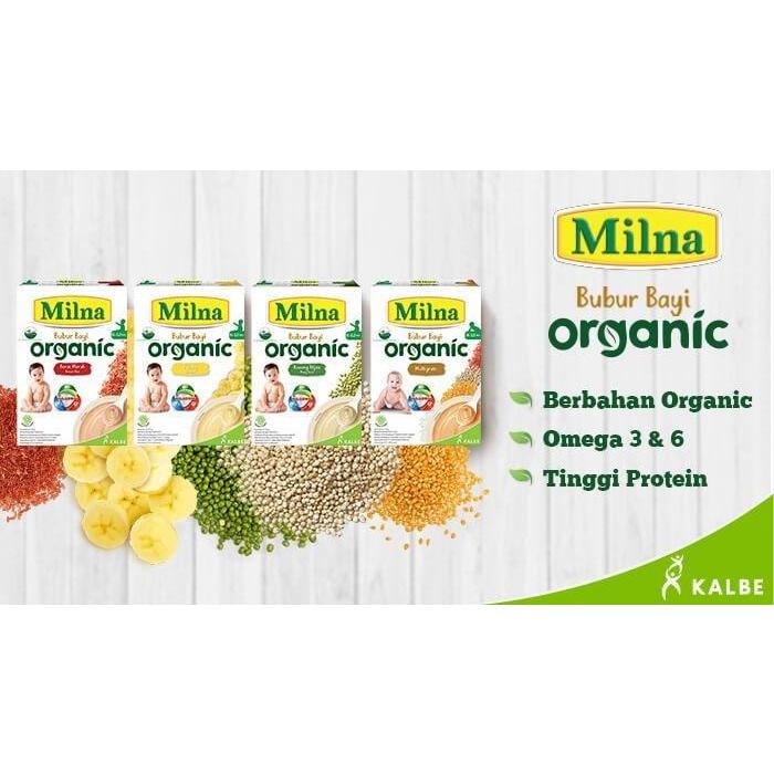 Milna Bubur Bayi Organik 6 Bulan 120gr