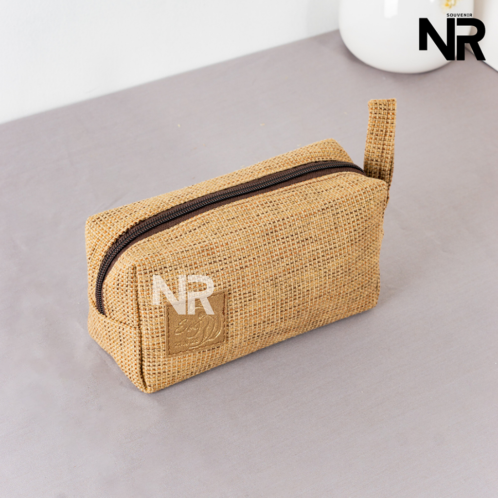 Souvenir Pernikahan Pouch Goni – Dompet Kotak 18x9x7 Murah & Elegan